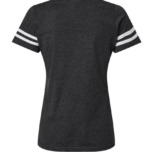 Life Is Better With Jesus Women's Christian Football T-shirt - ClaimedbyGodDesigns