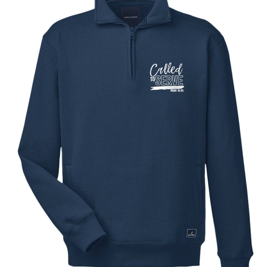 Called To Serve Men's Christian Quarter Zip Pullover Sweatshirt - ClaimedbyGodDesigns