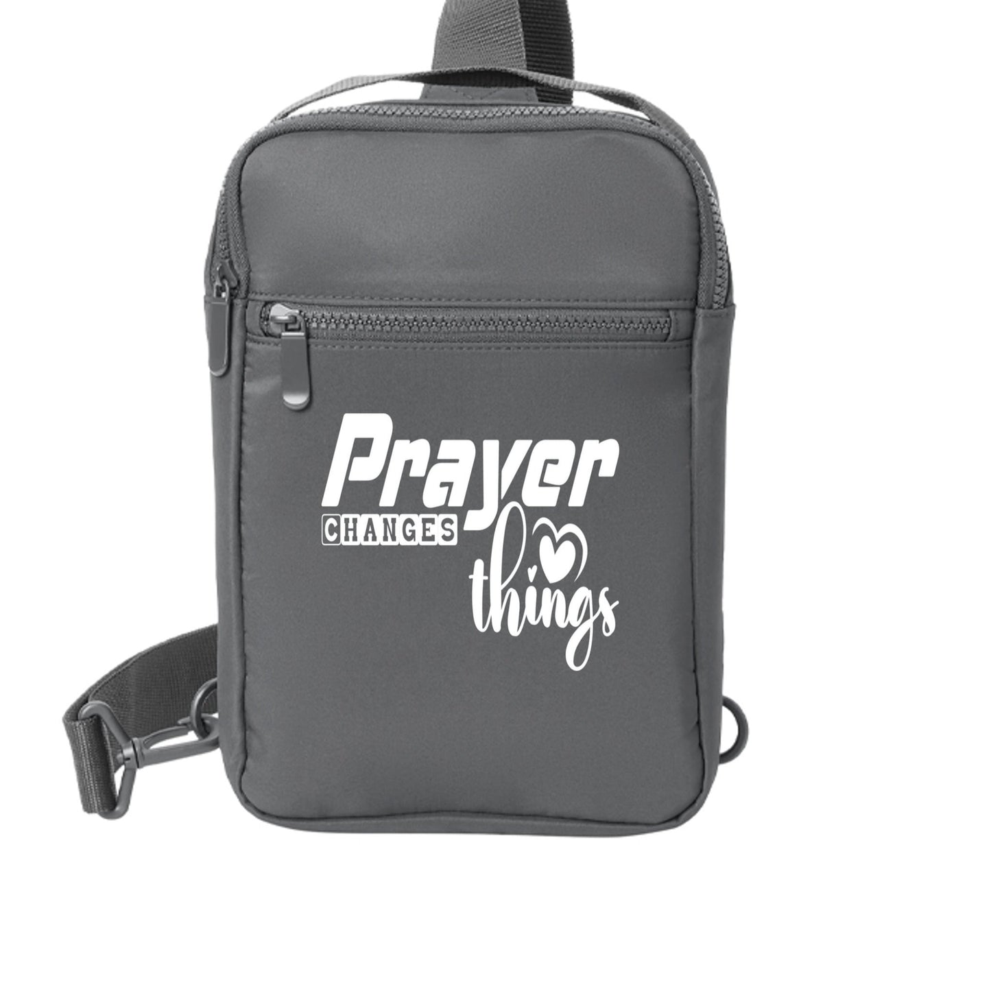 Prayer Changes Things Christian Backpack - ClaimedbyGodDesigns
