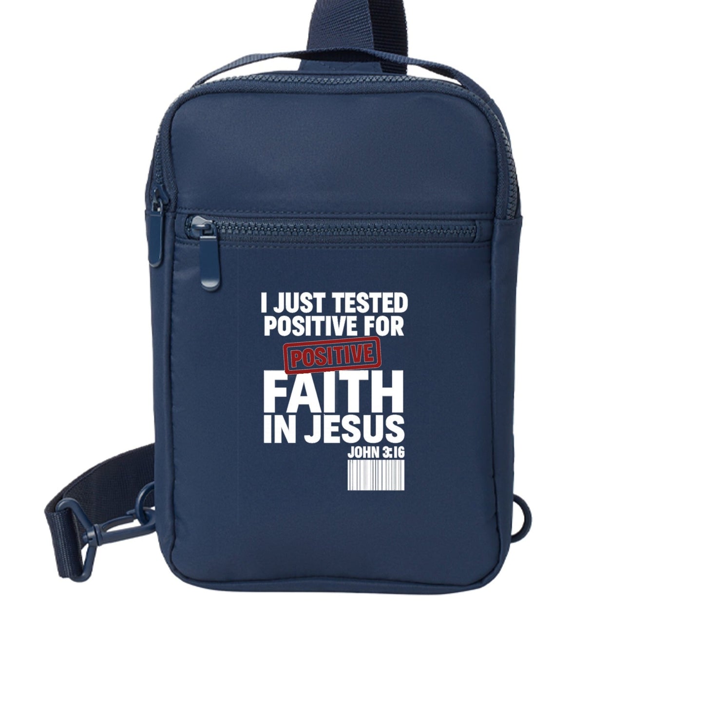 I Just Tested Positive For Faith In Jesus Christian Backpack - ClaimedbyGodDesigns
