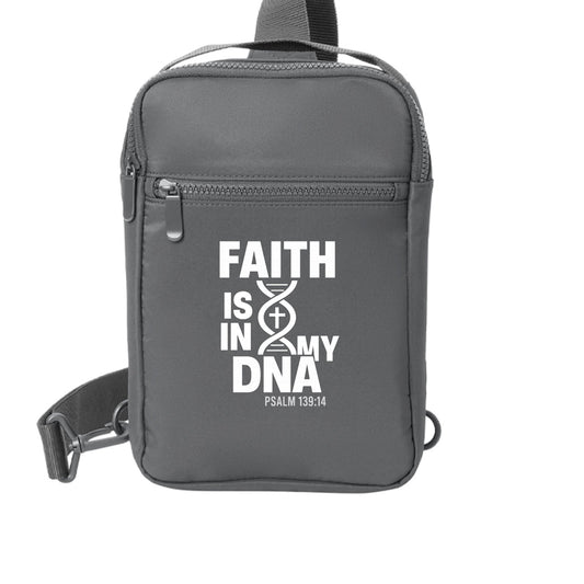 Faith Is In My DNA Christian Backpack - ClaimedbyGodDesigns