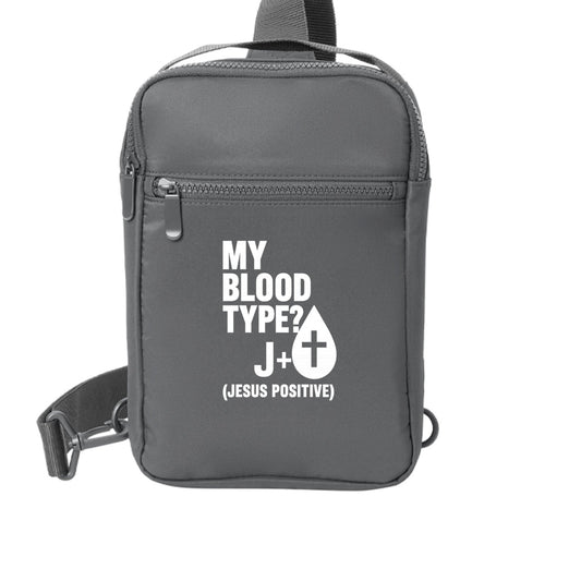 My Blood Type Is Jesus Positive Christian Backpack - ClaimedbyGodDesigns