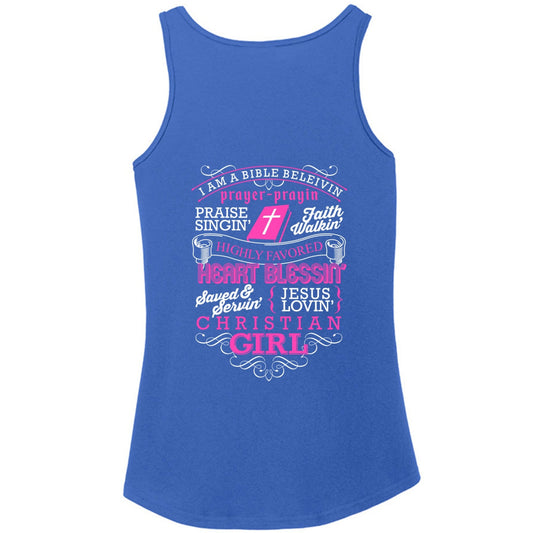 Christian girl Women's Christian Tank - top - ClaimedbyGodDesigns