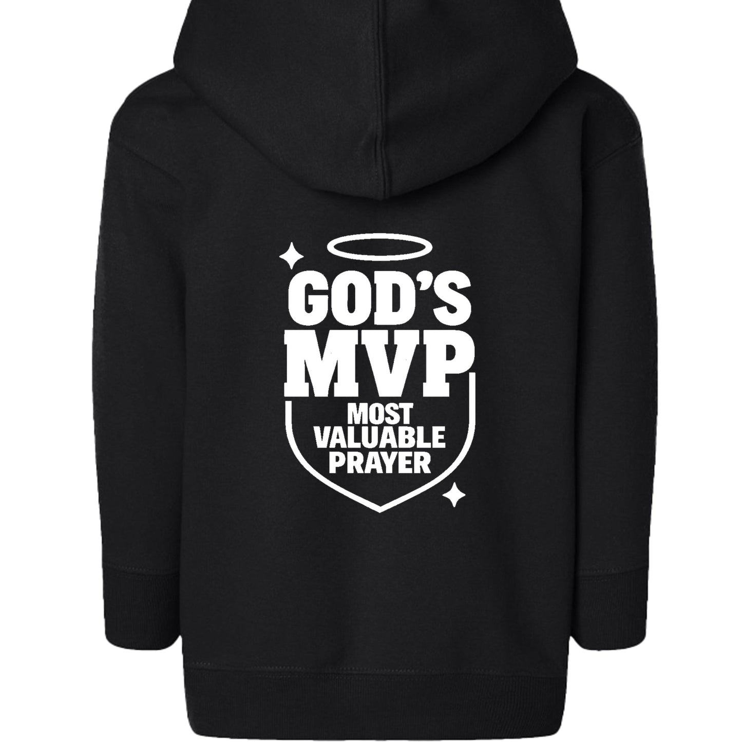 God's Most Valuable Prayer Toddler Christian Full - Zip Hooded Sweatshirt - ClaimedbyGodDesigns
