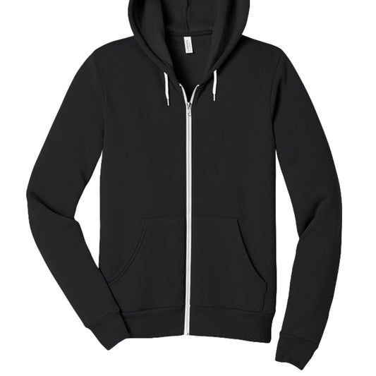 Grace Over Grind Unisex Christian Full‑Zip Hooded Sweatshirt - ClaimedbyGodDesigns