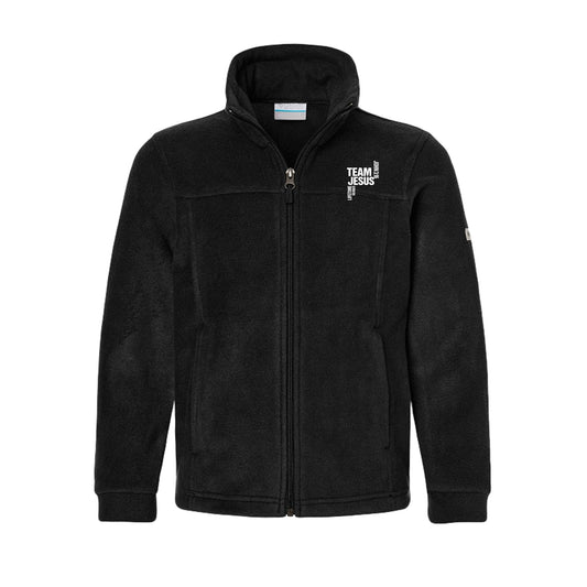 Team Jesus Lifetime Member Premium Youth Christian Full-Zip Fleece Jacket - ClaimedbyGodDesigns