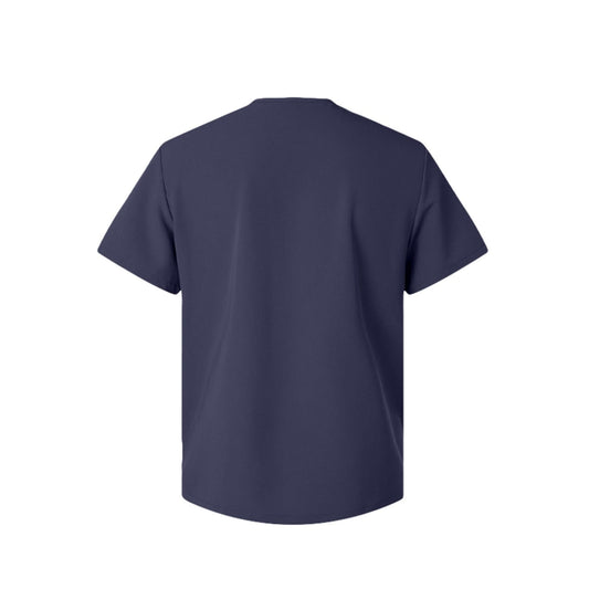 Heir Of The King Men's Christian Platt 3-Pocket V-Neck Premium Medical Scrub Top - ClaimedbyGodDesigns