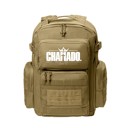 CHAMADO Portuguese Christian laptop backpack, alternate view