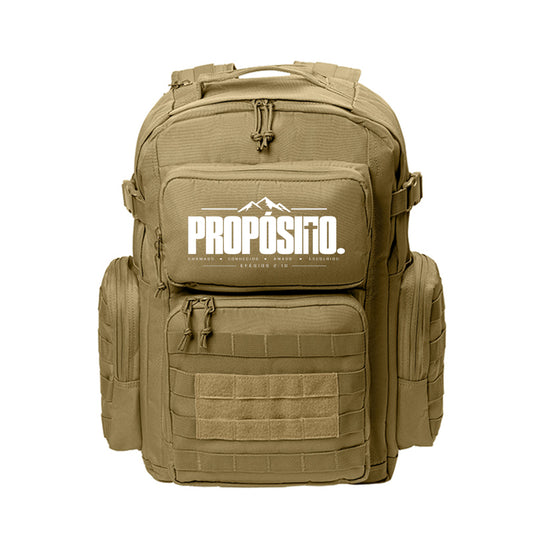 PROPÓSITO Portuguese Christian laptop backpack, alternate view