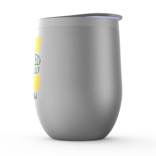 Divinely Inspired Purposefully Created Christian Stemless Wine Tumblers 12oz