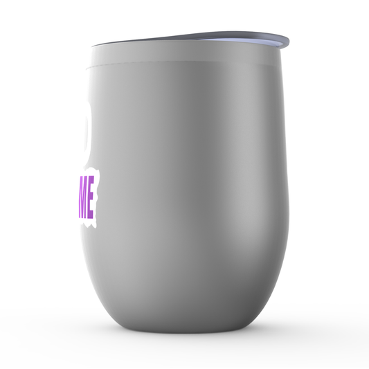 God Is For Me Stemless Wine Tumbler 12oz ClaimedbyGodDesigns
