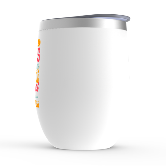 Overcomer, God's Strength Is Made Perfect In My Weakness Stemless Wine Tumbler 12oz