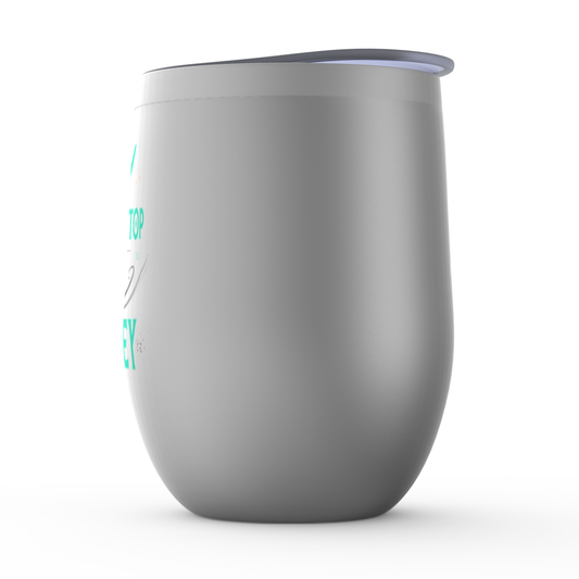God On The Mountaintop Is The Same In The Valley Christian Stemless Wine Tumbler 12oz