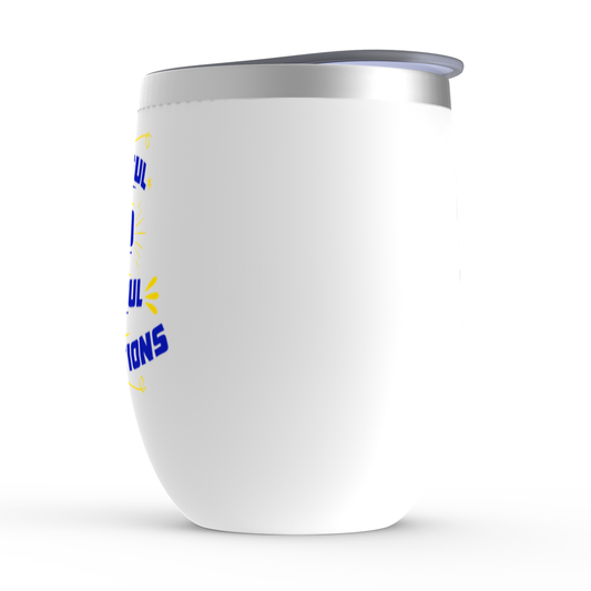 Faithful To A God Who Is Faithful Through Generations Stemless Wine Tumbler 12oz