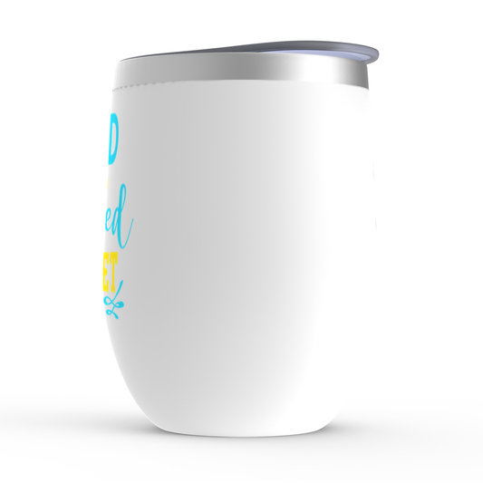 Never Failed Me Yet Christian Stemless Wine Tumbler 12oz