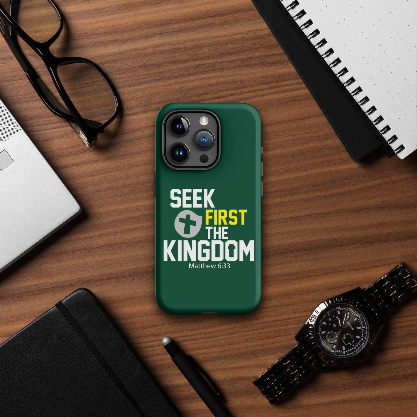 Seek First The Kingdom Christian Tough Phone Case for iPhone®