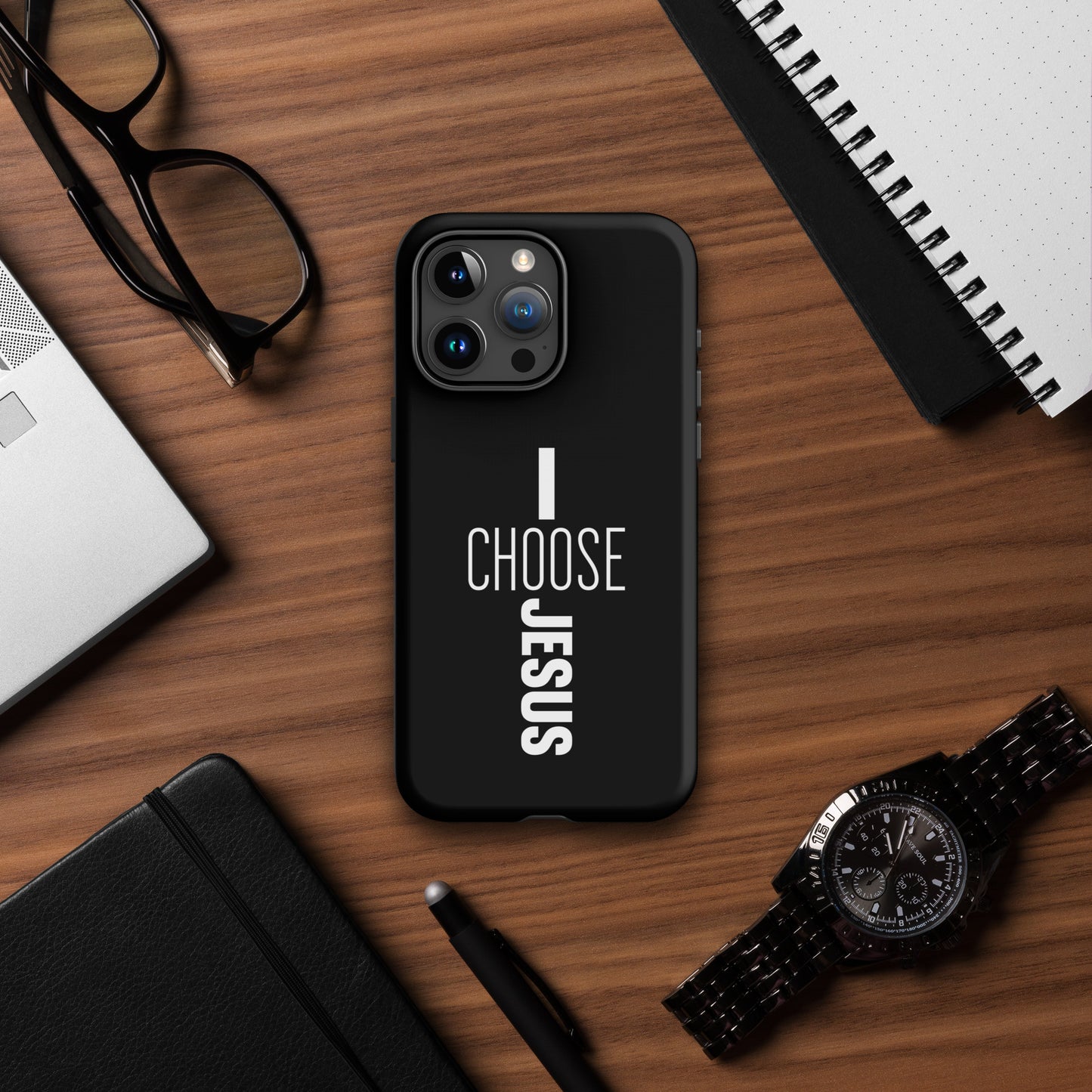 I Choose Him Christian Tough Phone Case for iPhone®