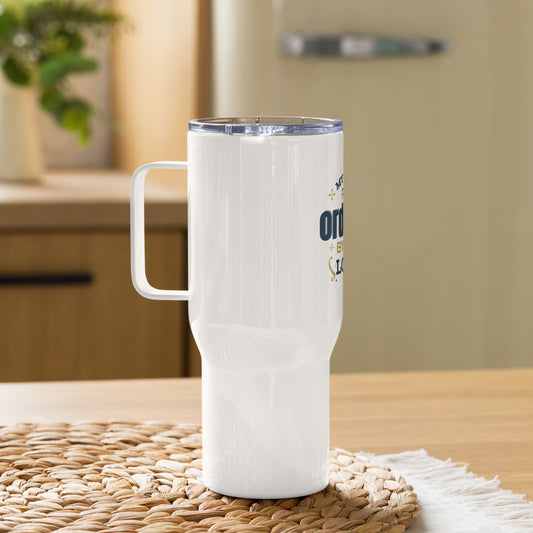 My Steps Are Ordered By The Lord Christian Travel Mug With Handle