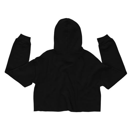 I Love Him Women's Christian Crop Hoodie (Hooded Sweatshirt)