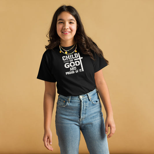 His Child And Proud Of It Youth Christian T-shirt