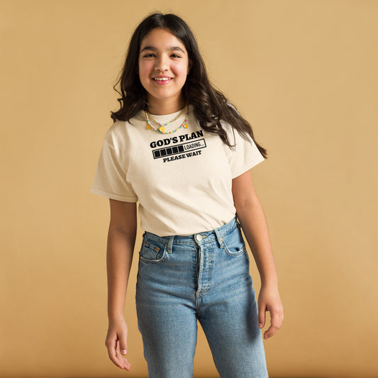 His Plan Loading Youth Christian T-shirt