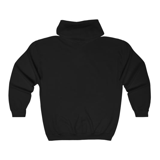 I Praise Him Through The Storm Because I Trust In The Blessings Of His Promise Unisex Heavy Blend Full Zip Hooded Sweatshirt