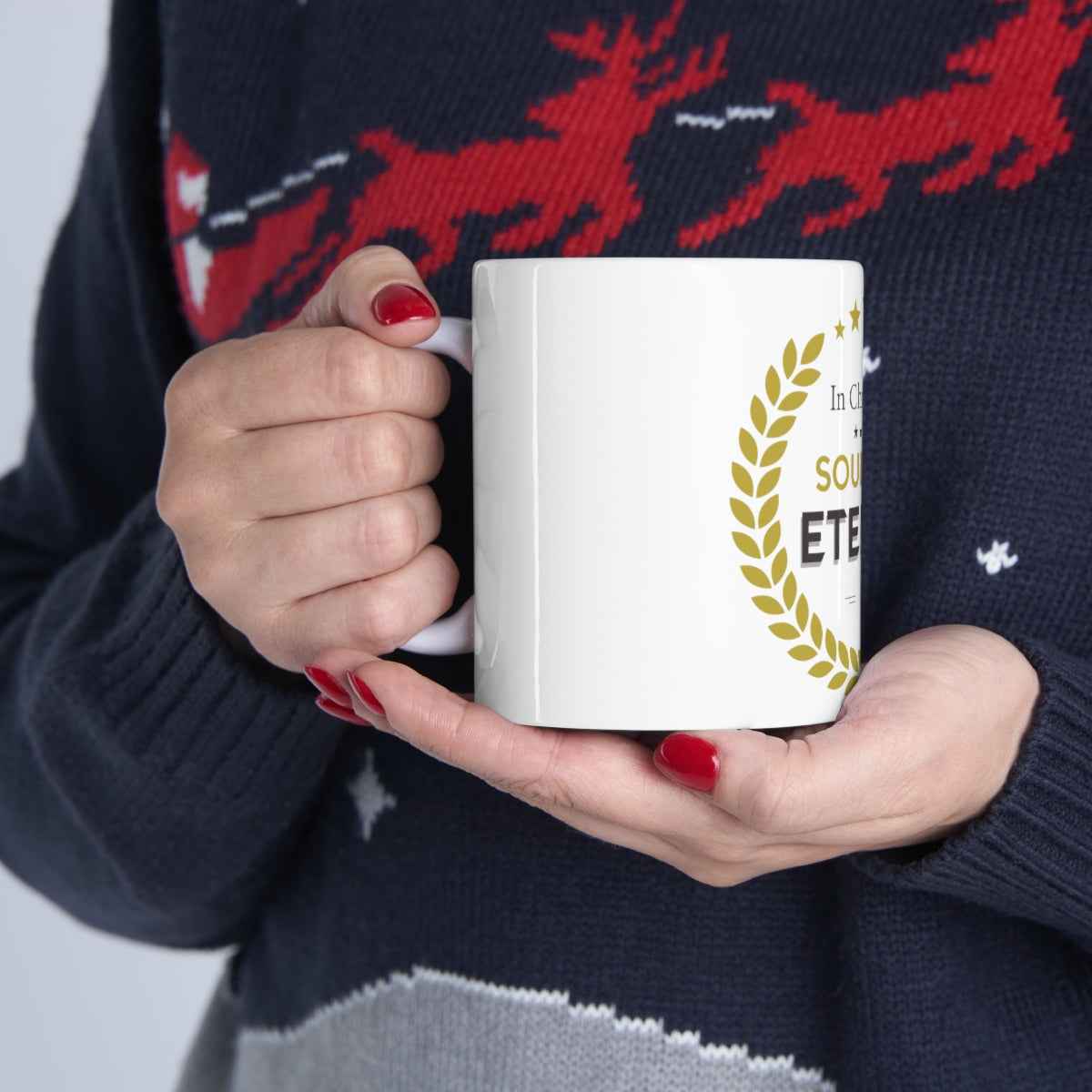 Soulfully Eternal White Ceramic MUG