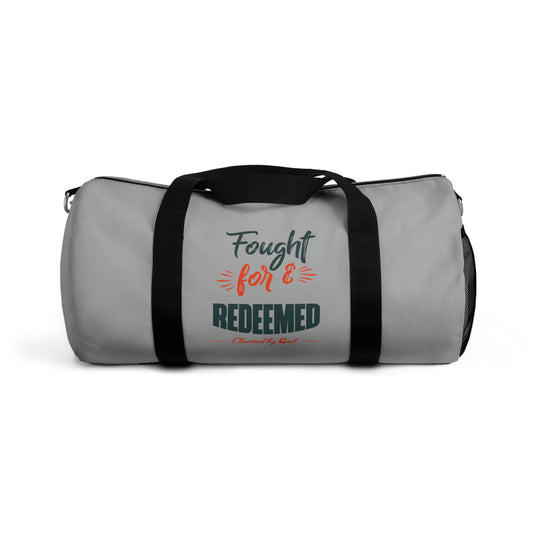 Fought For & Redeemed Duffel Bag Printify