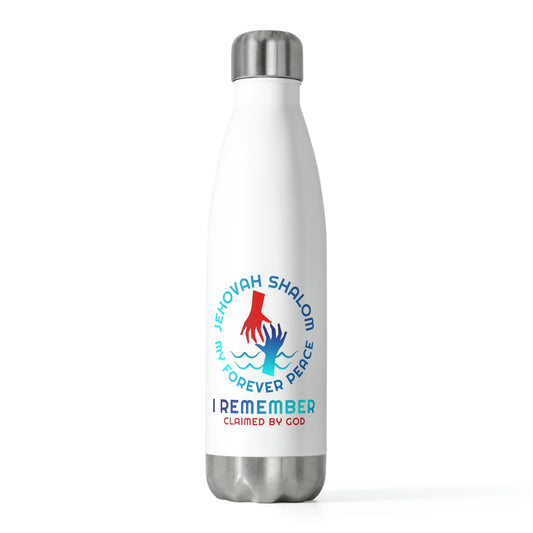 Jehovah Shalom, My Forever Peace I Remember Insulated Water Bottle