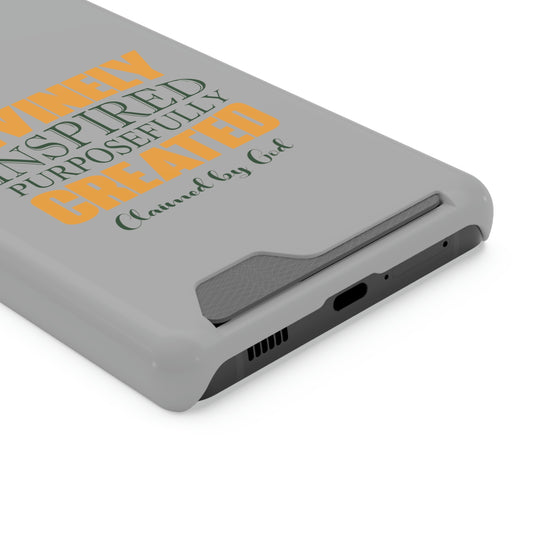 Divinely Inspired, Purposefully Created Phone Case With Card Holder