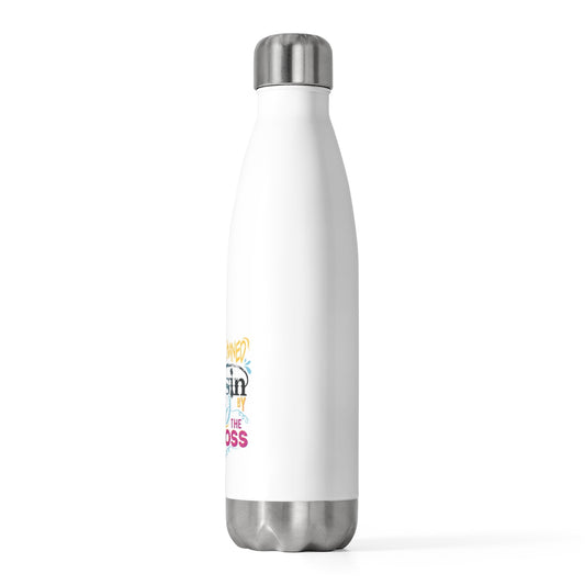 Condemned by Sin Freed by the Cross Insulated Bottle Printify