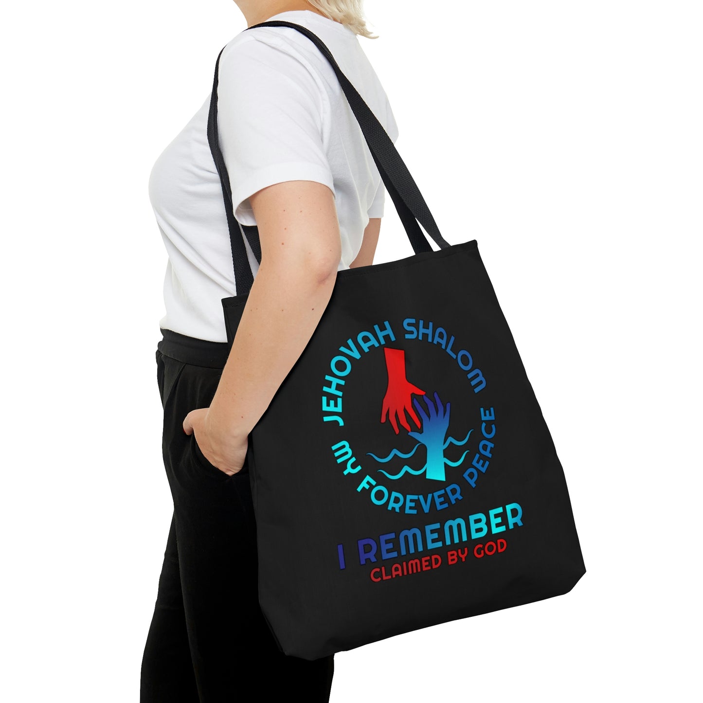 Jehovah Shalom My Forever Peace I Remember Christian Tote Bag