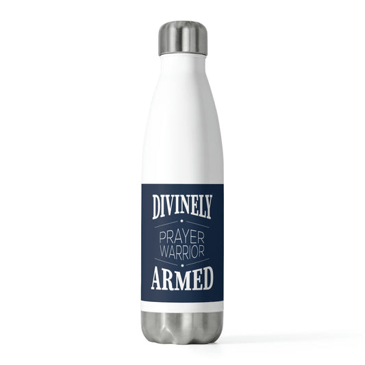 Divinely Armed Prayer Warrior Insulated Water Bottle