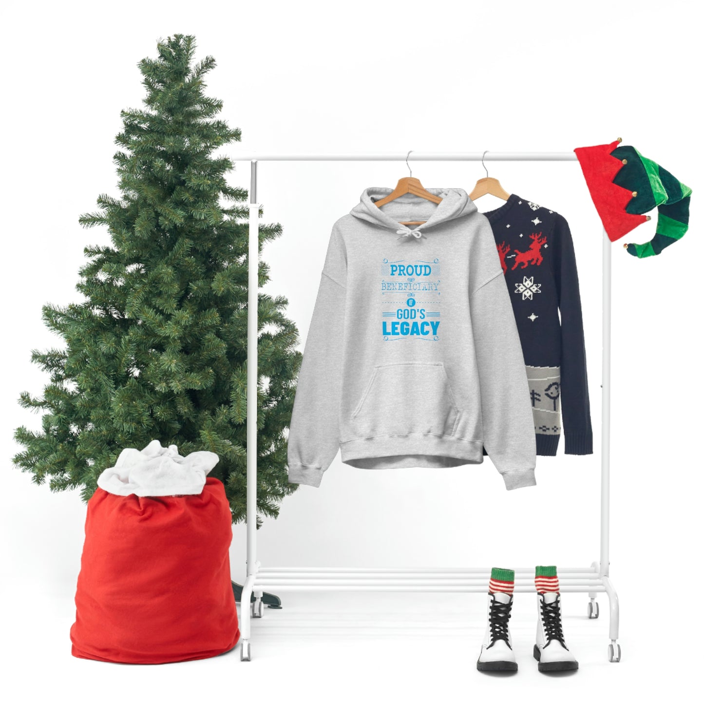 Proud Beneficiary Of His Legacy Unisex Pull On Hooded sweatshirt