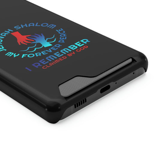 Jehovah Shalom, My Forever Peace I Remember Phone Case With Card Holder