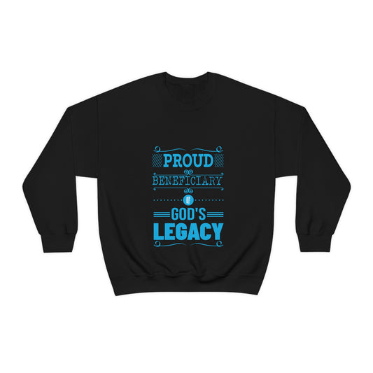 Proud Beneficiary Of His Legacy Unisex Heavy Blend™ Crewneck Sweatshirt