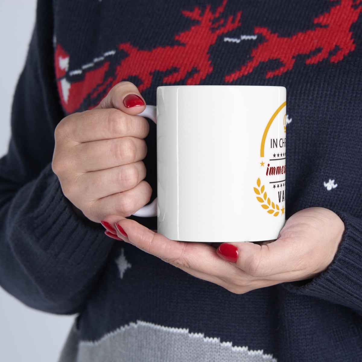 Immeasurably Valued White Ceramic Mug