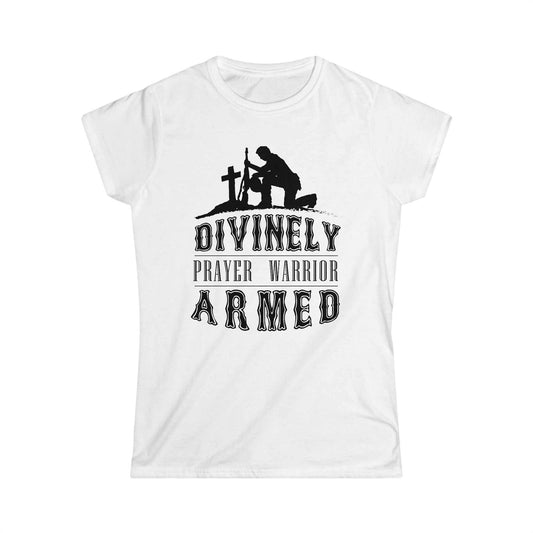 Prayer Warrior women's tee from Claimed by God Designs