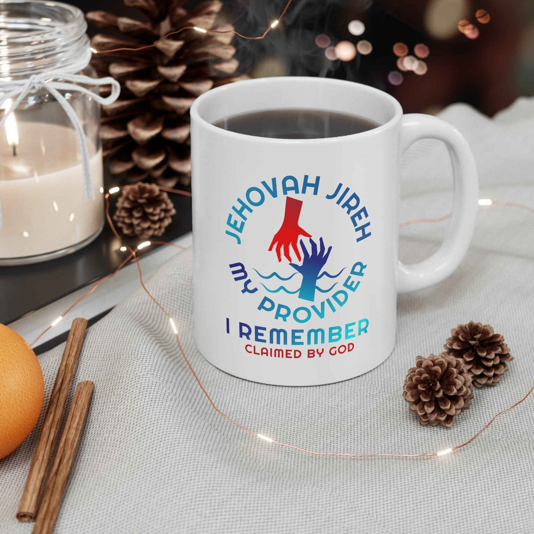 Jehovah Jireh My Provider mug from Claimed by God Designs
