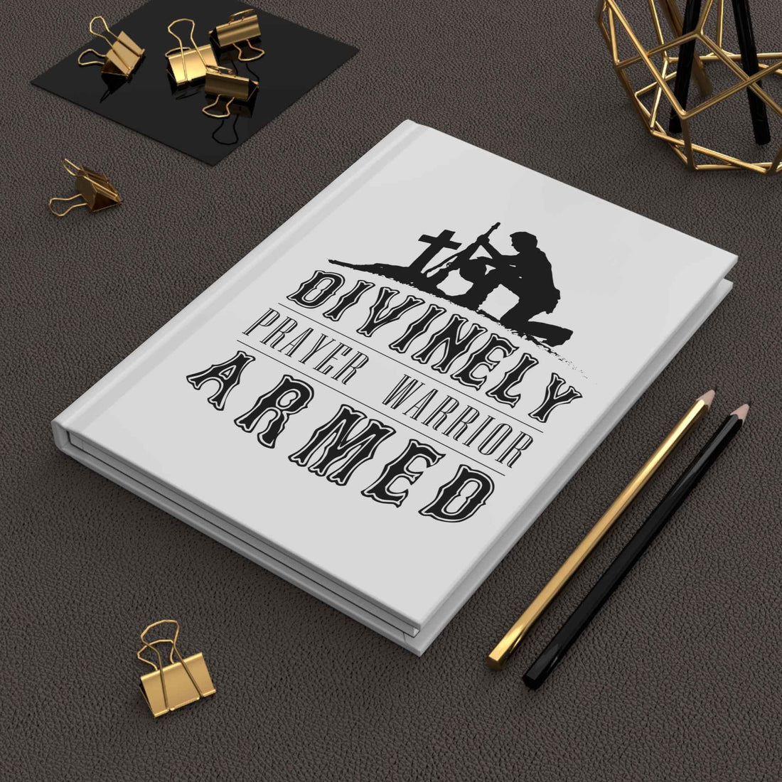 Prayer Warrior journal from Claimed by God Designs