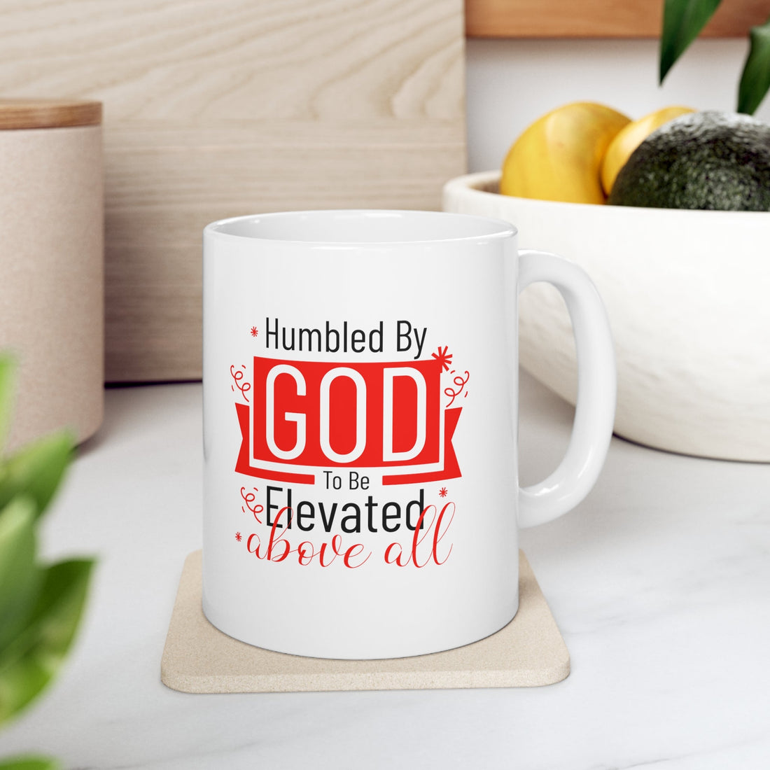 Humbled To Be Elevated mug from Claimed by God Designs