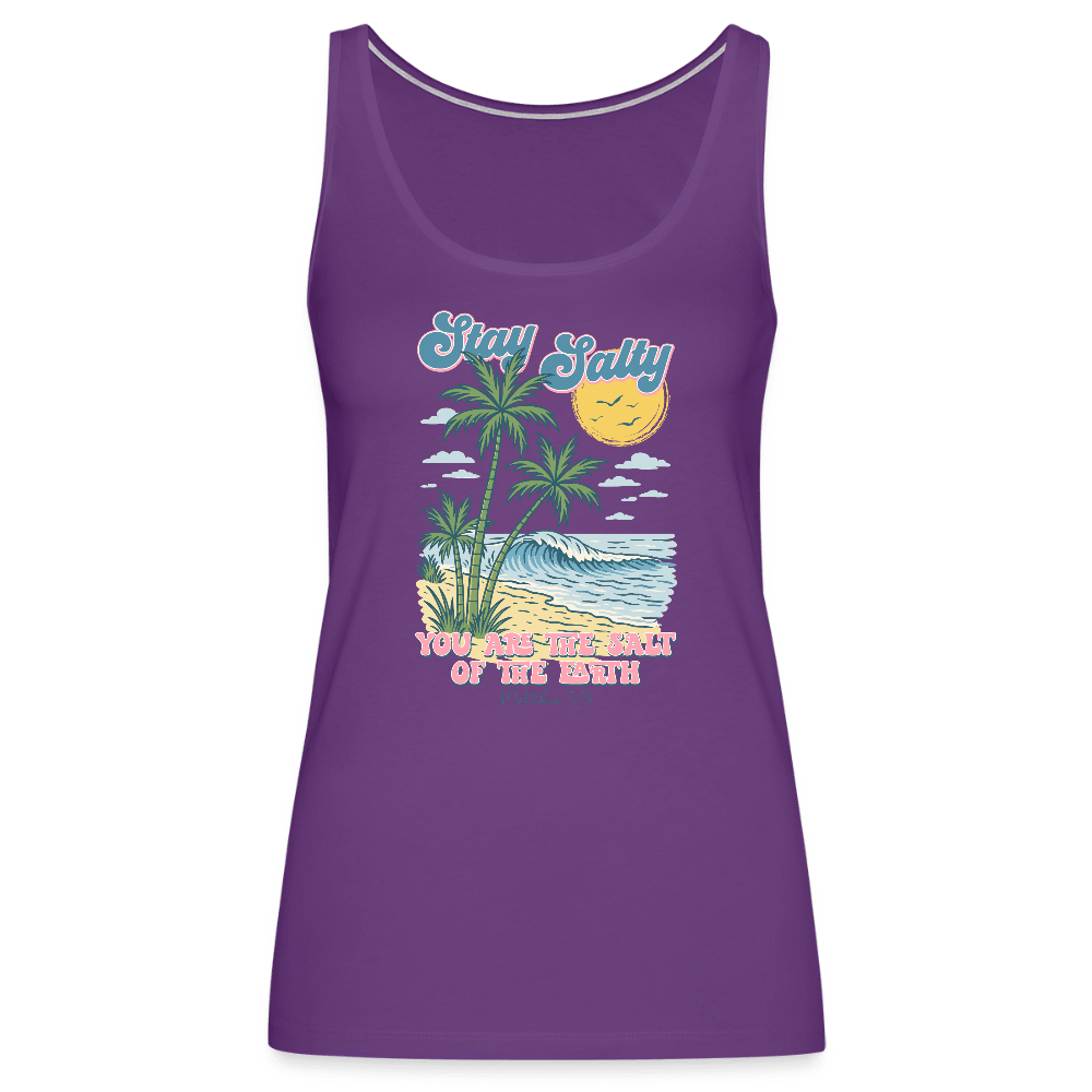 Stay Salty women's tank from Claimed by God Designs