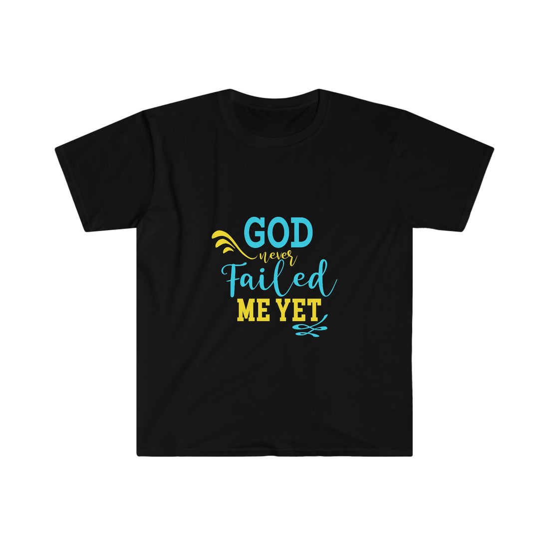 Never Failed Me Yet tee from Claimed by God Designs