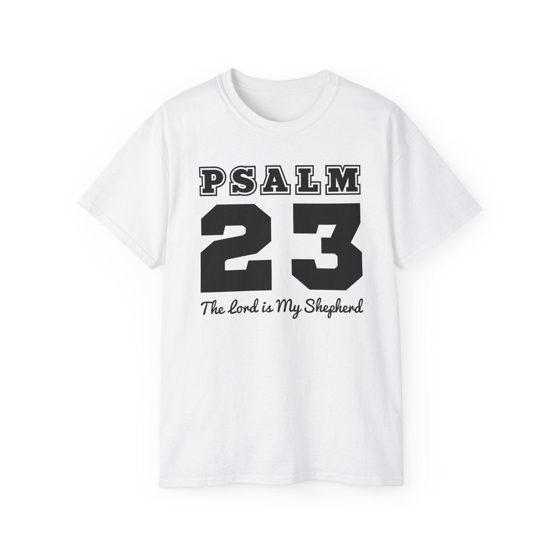 Psalm 23 The Lord Is My Shepherd tee from Claimed by God Designs