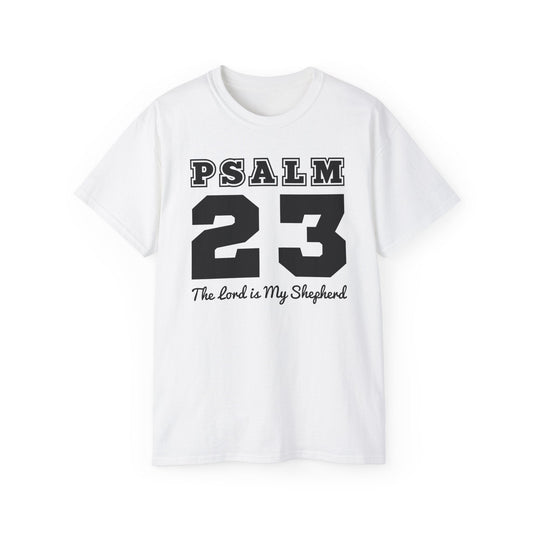 Psalm 23 The Lord Is My Shepherd tee from Claimed by God Designs