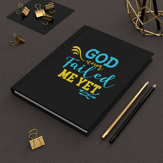 Never Failed Me Yet journal from Claimed by God Designs