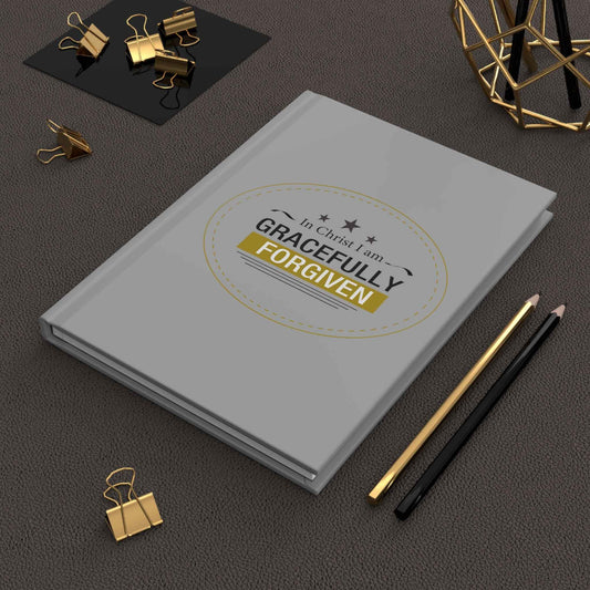 In Christ I Am Gracefully Forgiven journal from Claimed by God Designs