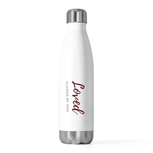 Loved water bottle from Claimed by God Designs