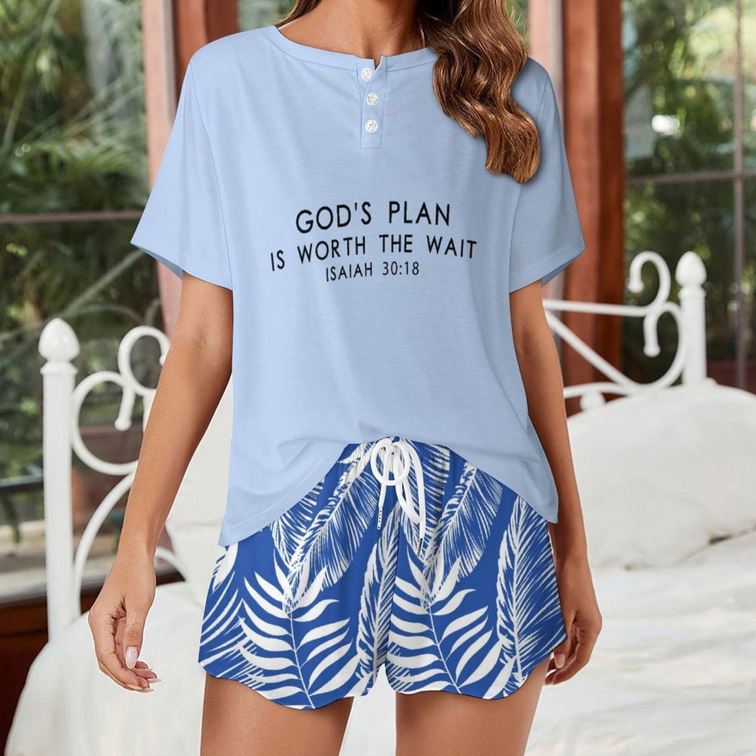 Cozy Christian pajamas for rest after long healthcare shifts