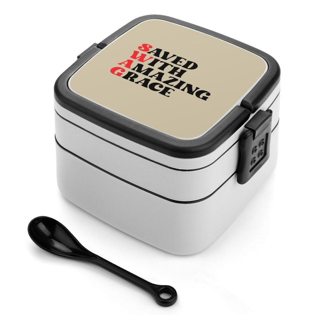 SWAG Saved With Amazing Grace lunch box from Claimed by God Designs